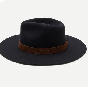 SALE Rare Wyeth wool black stamped rancher